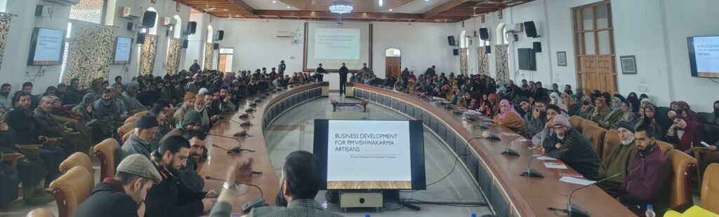 Empowering Local Businesses: MSME District Program Celebrates PM Vishwakarma in Anantnag