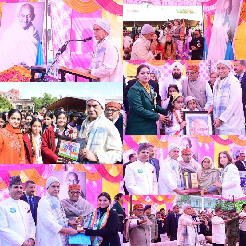 Commemorating Mahatma Gandhi: Lieutenant Governor Honors His Legacy on Punyatithi